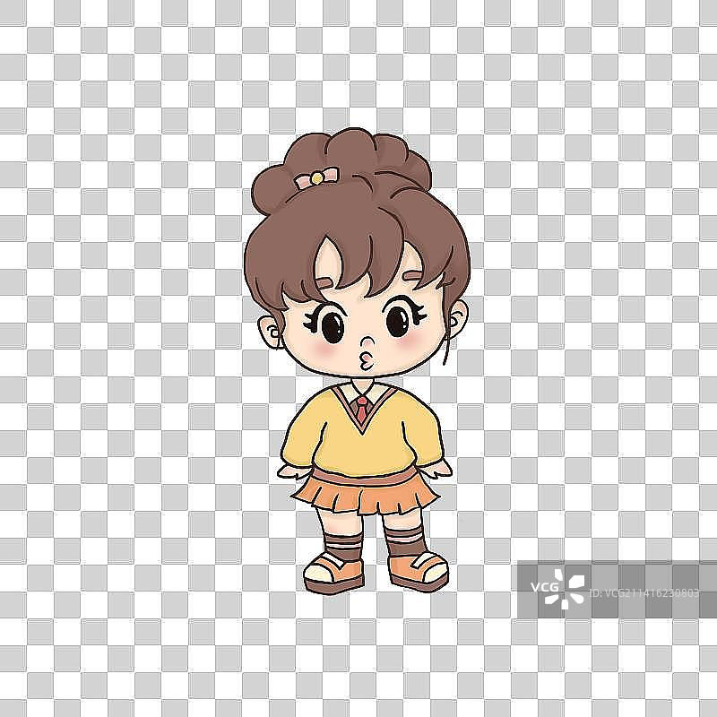 小女孩图片素材