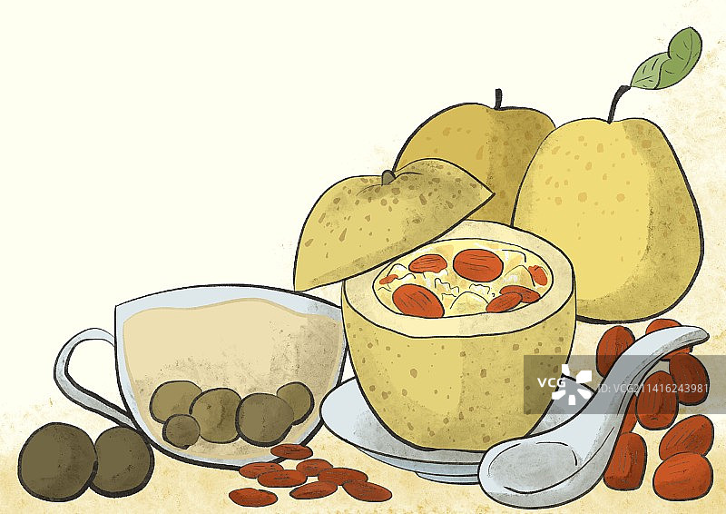 清肺止咳套餐图片素材