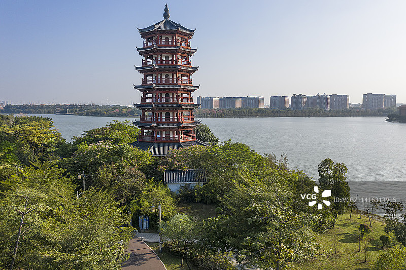 广东东莞华阳湖湿地公园图片素材