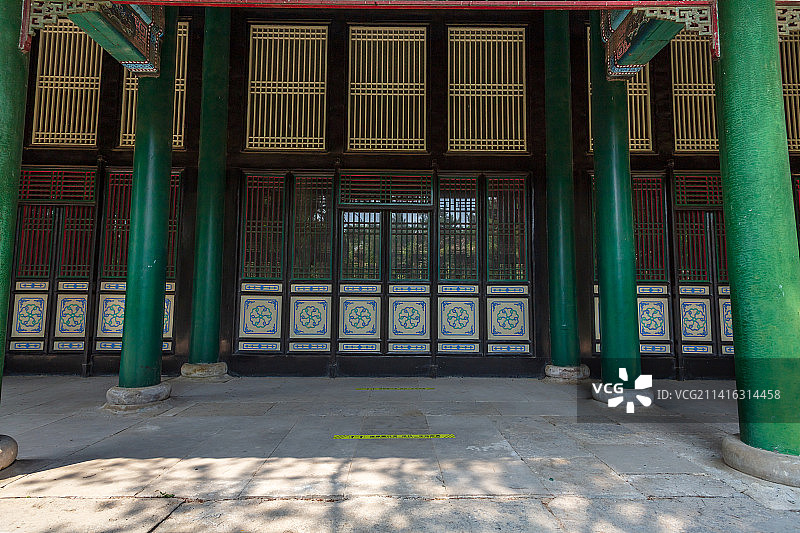 中国河北承德避暑山庄文津阁藏书楼图片素材