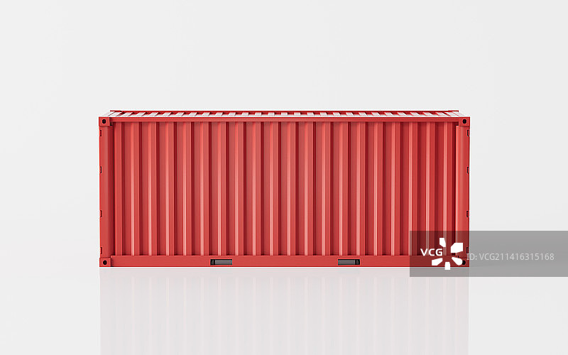 工业集装箱物流运输3D渲染图片素材