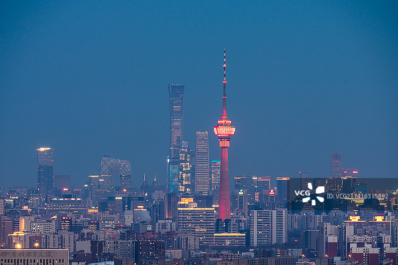 北京国贸建筑群图片素材