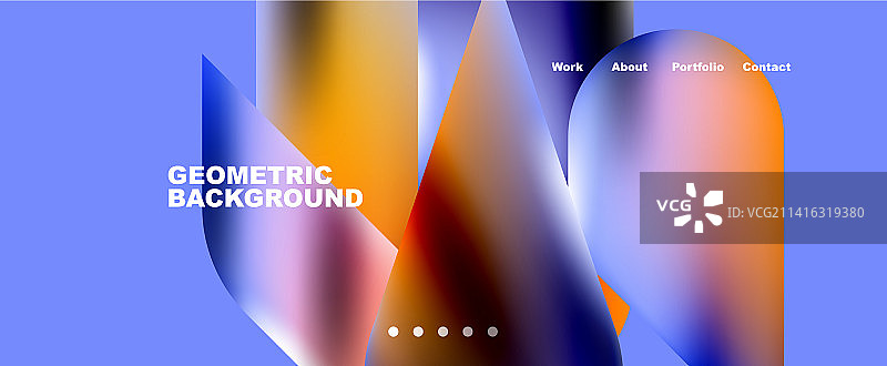 Glassmorphism登陆页面背景模板图片素材