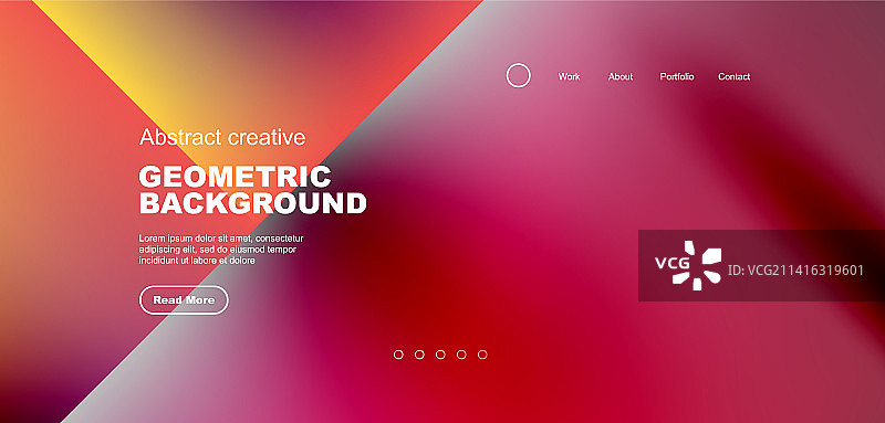 明亮的流体梯度圆抽象背景图片素材