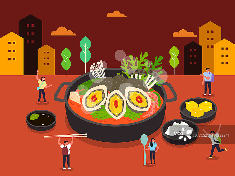 食物、人物、健康食品、鲍鱼、海鲜汤图片素材