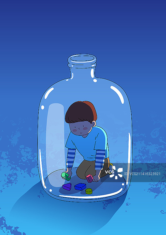 自闭症谱系障碍、残疾、疾病、儿童、孤独、疾病图片素材