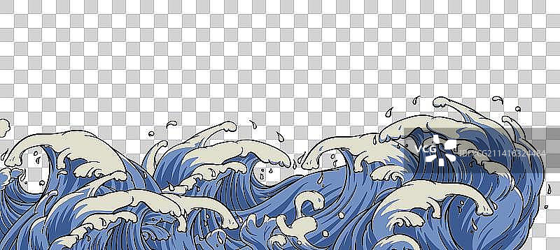 浪花图片素材