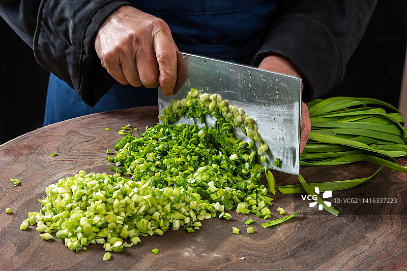饺子制作过程图片素材