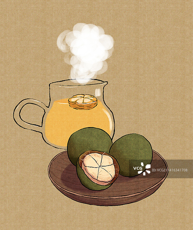 罗汉果茶图片素材