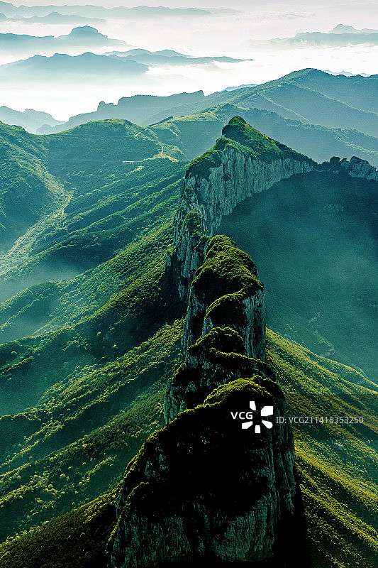 太行龙脊图片素材