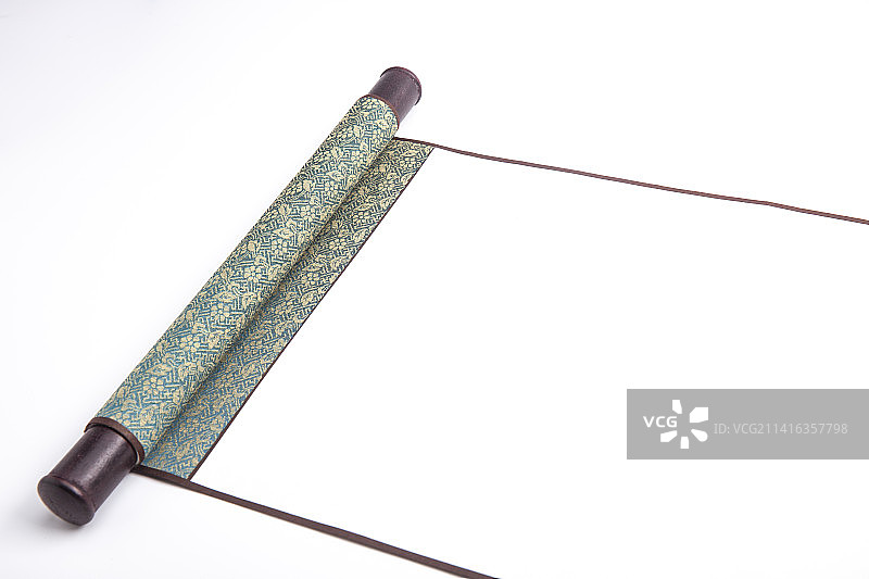 空白卷轴图片素材