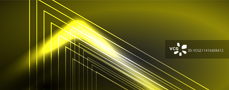 霓虹灯发光的科技线高科技未来图片素材