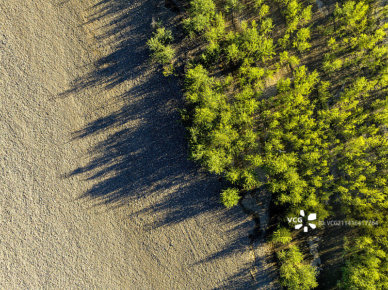 塔河呼玛河河滩图片素材