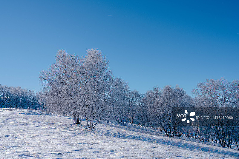 冬日乌兰布统草原图片素材