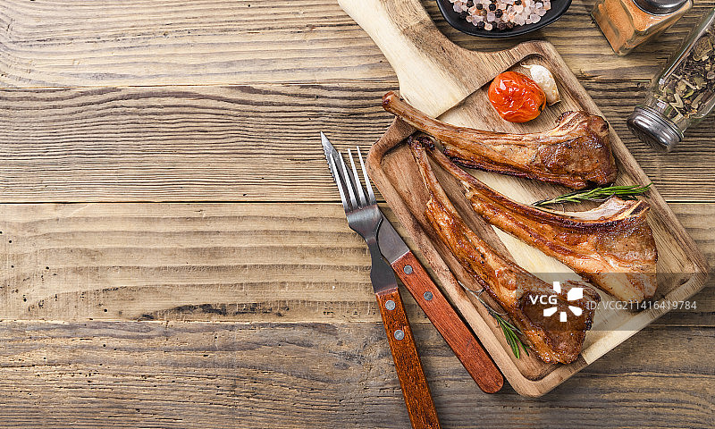 西餐美食战斧羊排图片素材