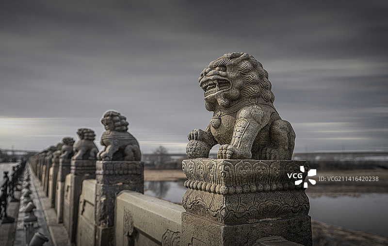 卢沟晓寒图片素材