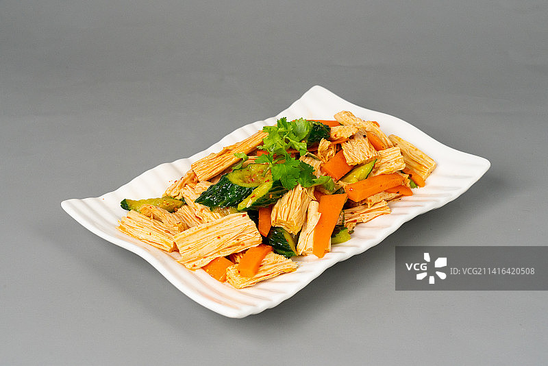 美食凉拌腐竹图片素材