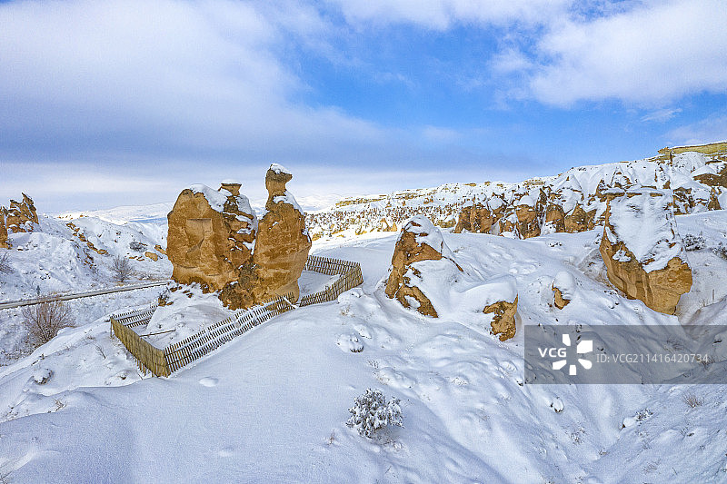 卡帕多奇亚迪夫里特峡谷骆驼岩图片素材