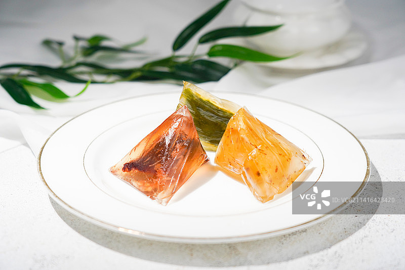 餐饮美食水晶粽子图片素材