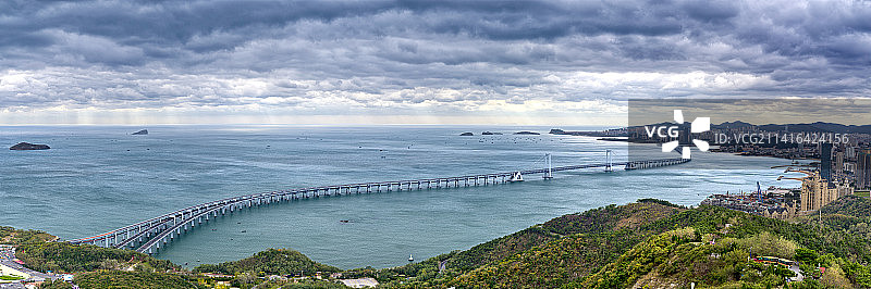 大连莲花山图片素材