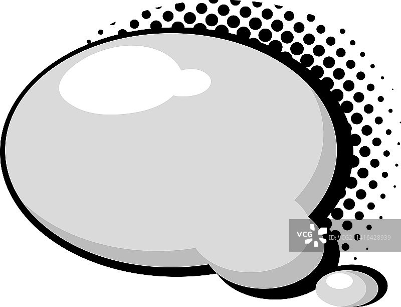 波普艺术思考泡泡图片素材