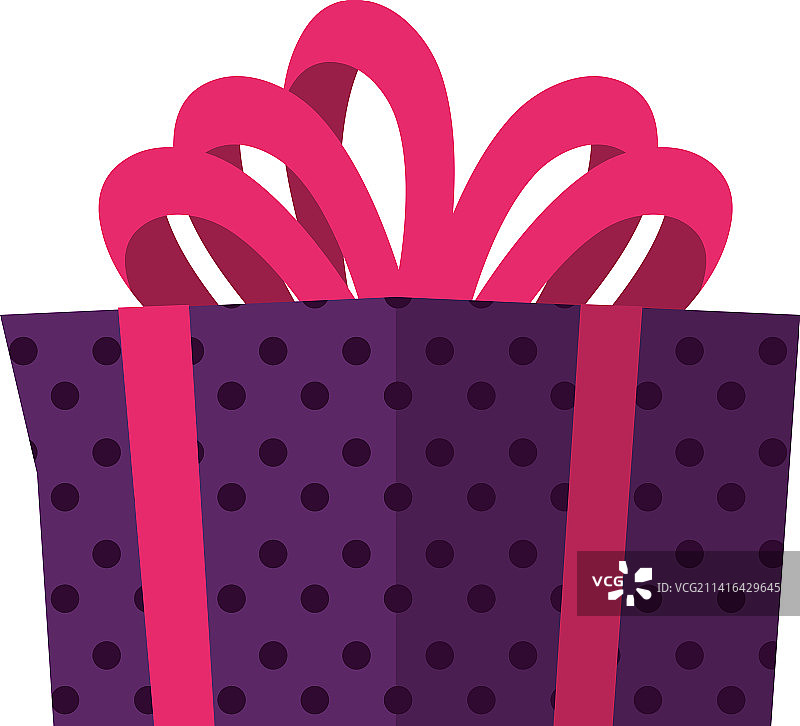 带蝴蝶结的生日礼盒图片素材