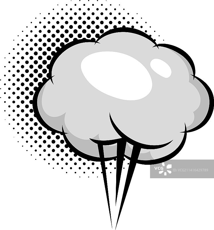 云朵波普艺术风格图片素材