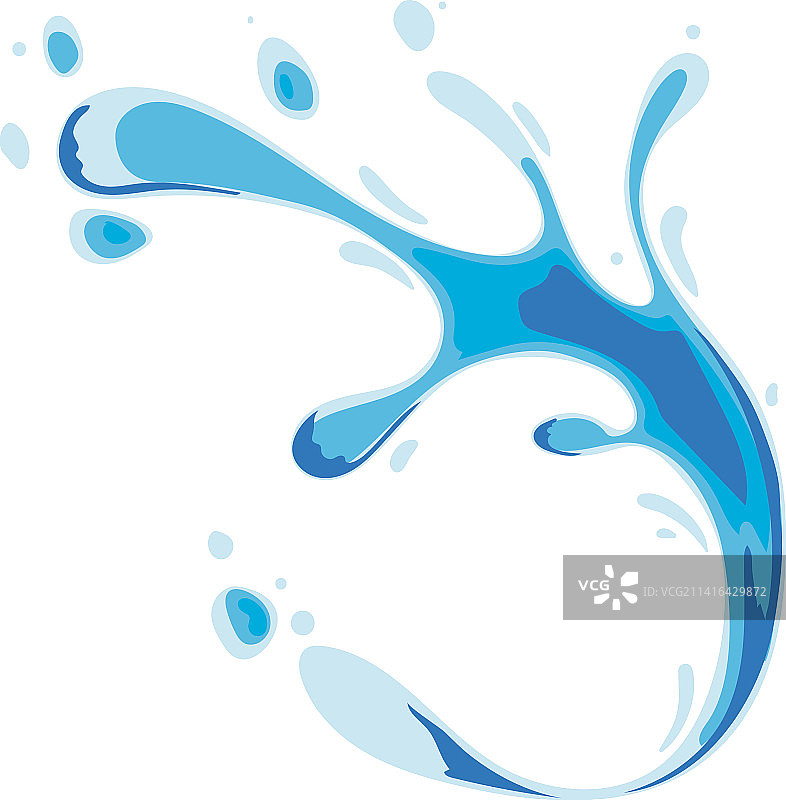 水花和水滴图片素材