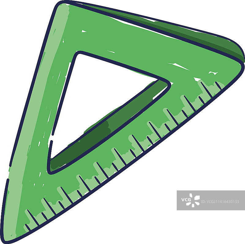 三角尺文具图片素材