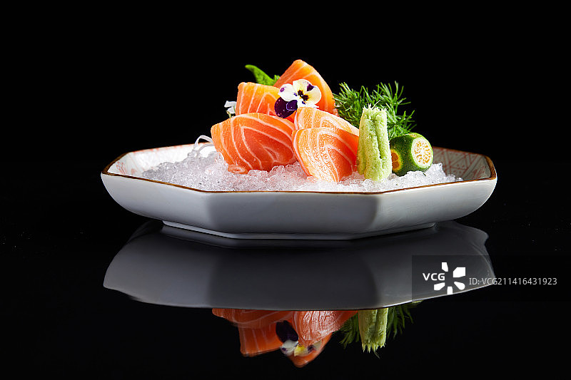 三文鱼刺身图片素材