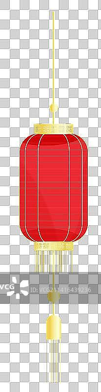 红灯笼插画元素图片素材