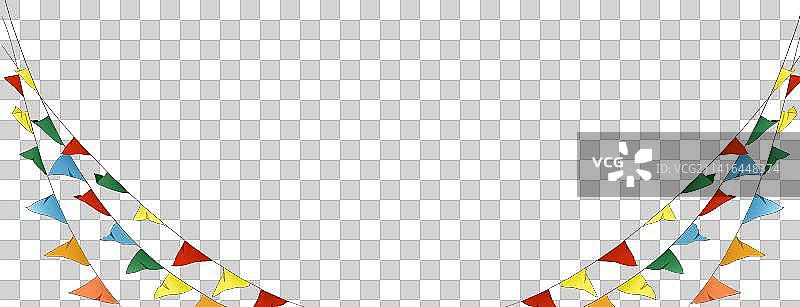 各种颜色的彩旗图片素材