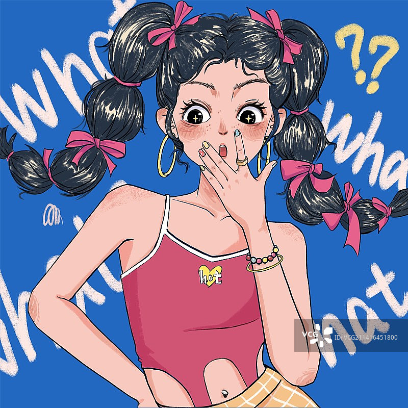 辣妹头像图片素材