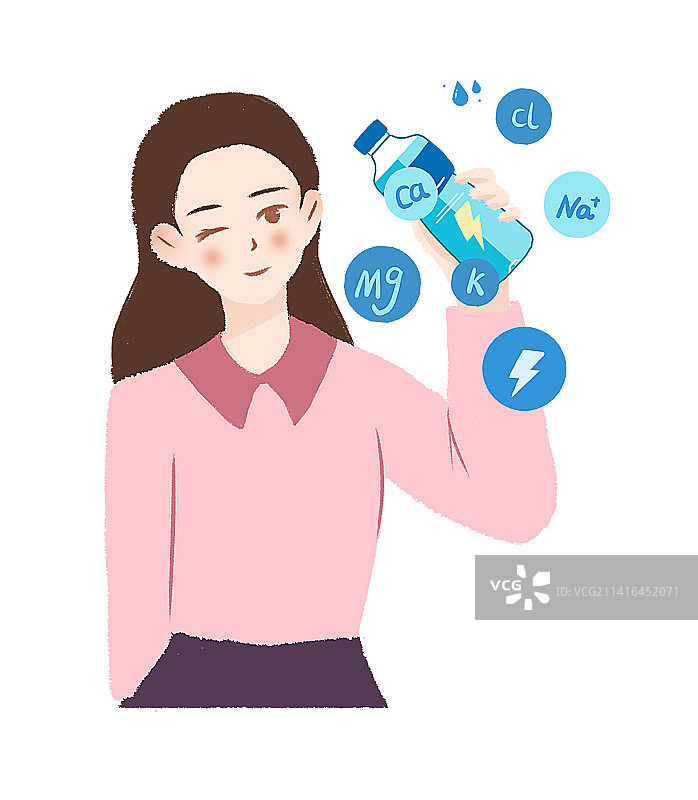 电解质饮料能量水图片素材
