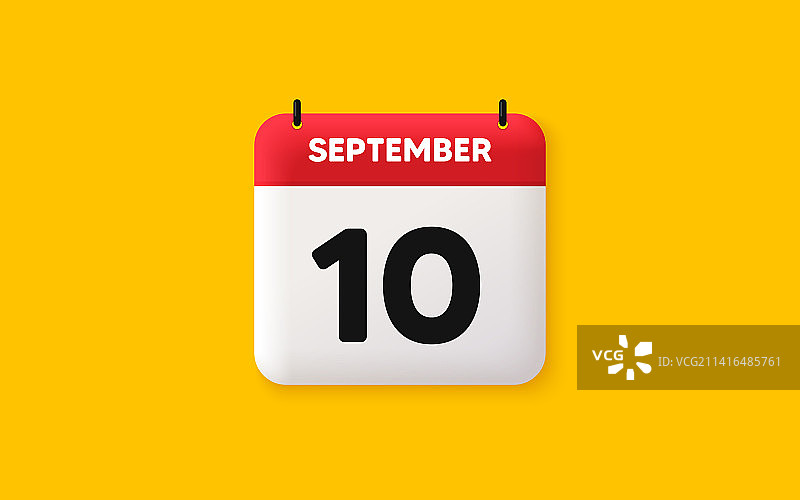 每月10日图标活动日程日期图片素材