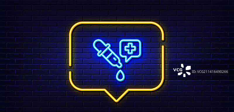 化学移液器线性图标实验标志图片素材