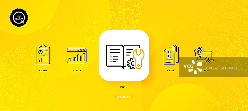 营销统计报告与工程图片素材