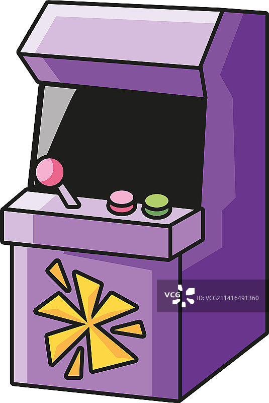 90年代街机游戏机图片素材