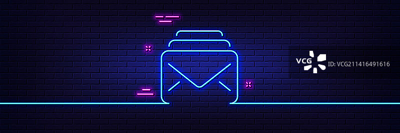 邮件线性图标：新消息通信符号图片素材