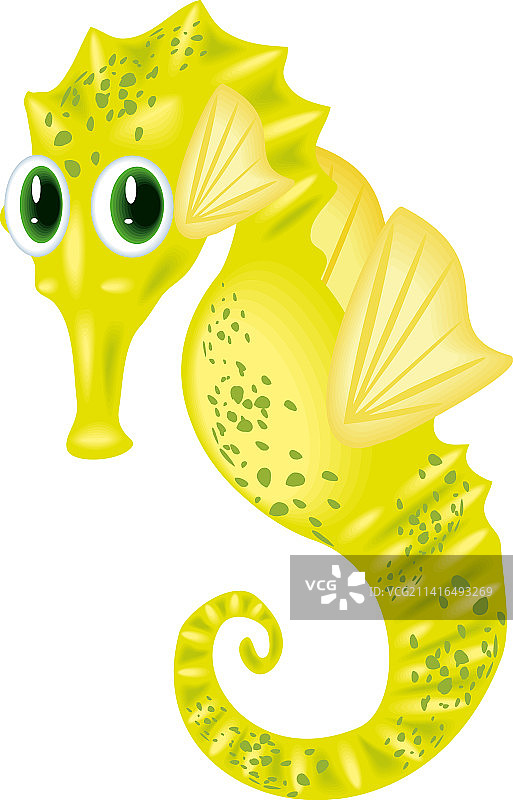 海马卡通图标图片素材