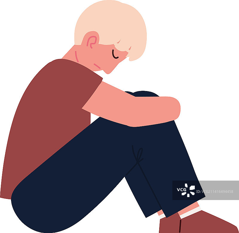 悲伤的男人图片素材