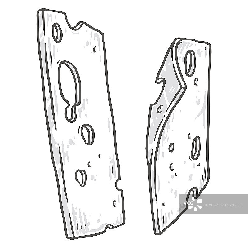 马斯丹奶酪元素单色组合图片素材