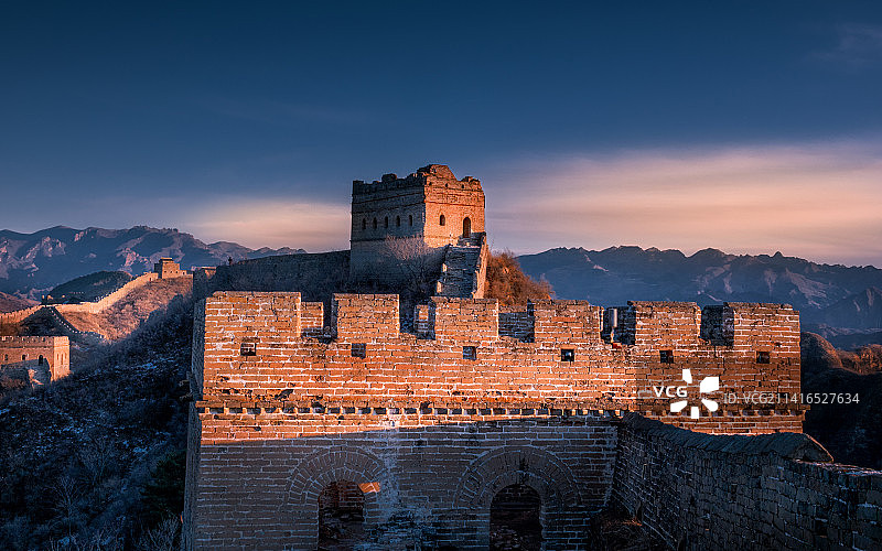 【长城暮光】图片素材