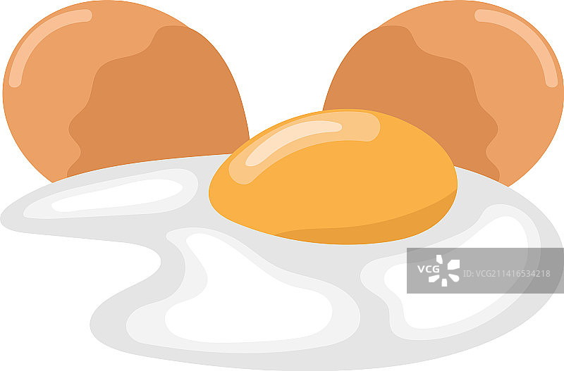 煎蛋和水煮蛋图片素材