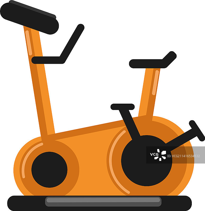 健身房静态自行车图片素材