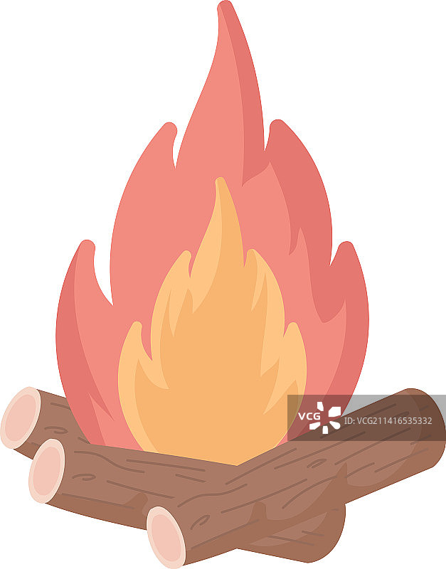 篝火自然图标图片素材