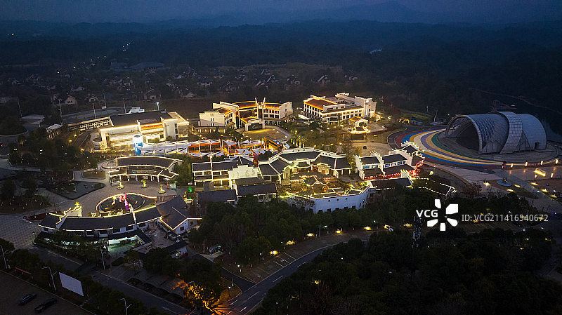 仙女湖夜色图片素材