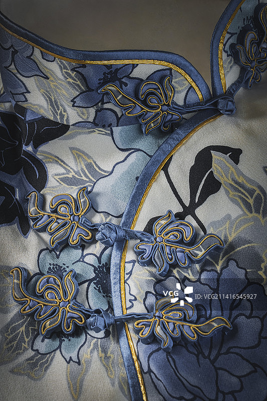 旗袍盘扣图片素材