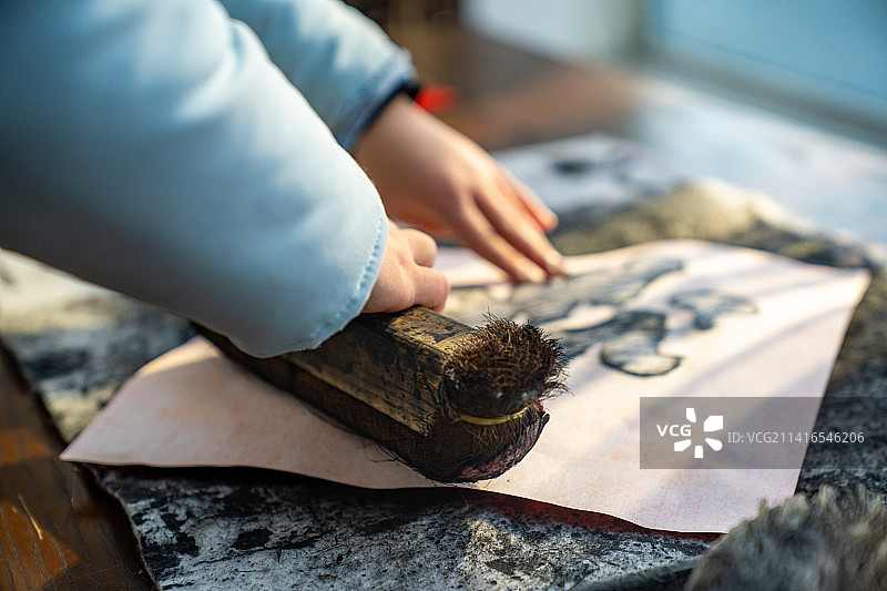 拓印福字图片素材