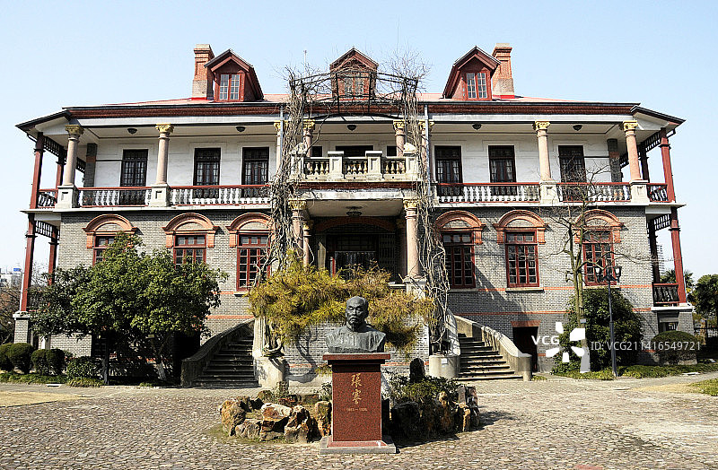 江苏南通海门市常乐镇张謇故居图片素材